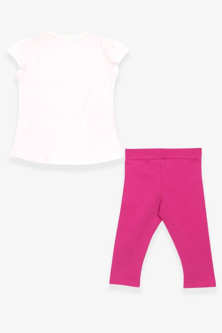 BRE Breeze Girl Child Legging Set Printed with Cats 2-6 Years, Beige - San Donà di Piave