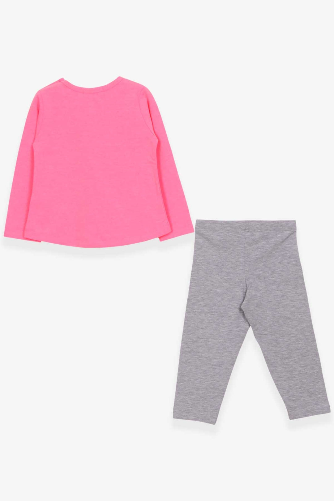 BRE Breeze Girl Child Capri Leggings Set Girl Printed 1.5-5 Years, Neon Pink - Ramos Arizpe