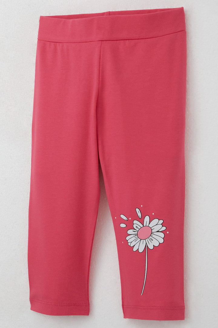 BRE Breeze Girl Child Capri Leggings Set Daisy Fairy 2-6 Years, Ecru - Newark