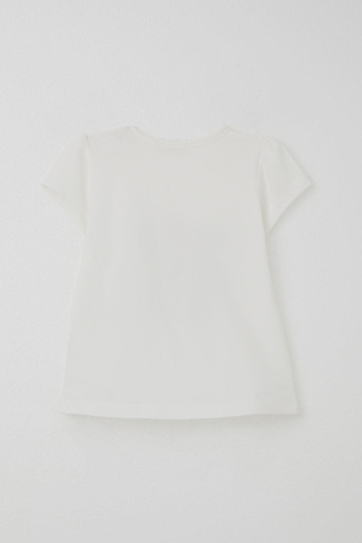 BRE Breeze Kız Çocuk Kapri Taytlı Takım Sevimli Meyveler Baskılı 1.5-5 Yaş, Ekru - Manassas