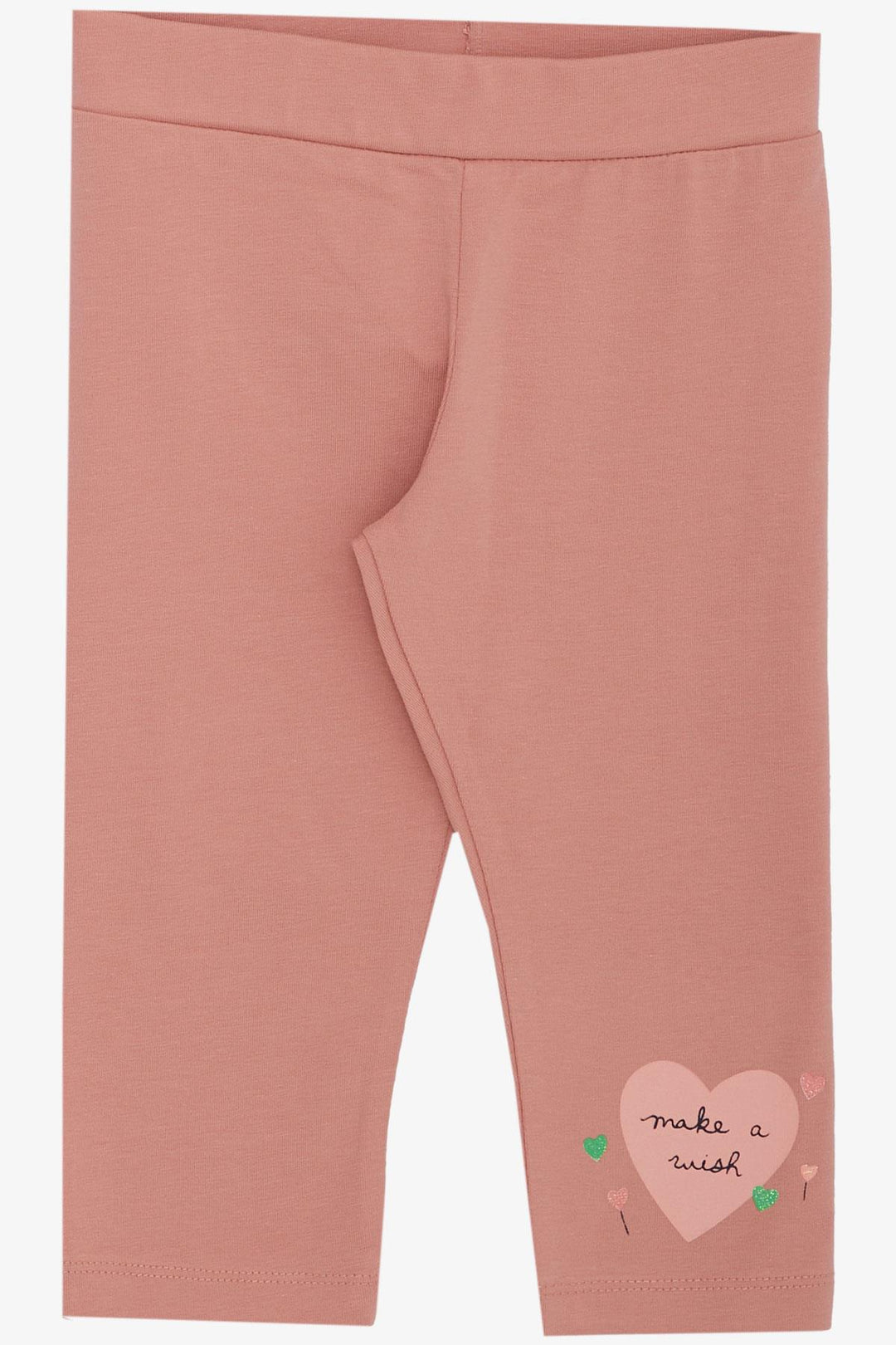 BRE Breeze Girl Child Capri Leggings Set Love Themed Bunny Printed 1.5-5 Years, Light Grey Melange - Milton Keynes