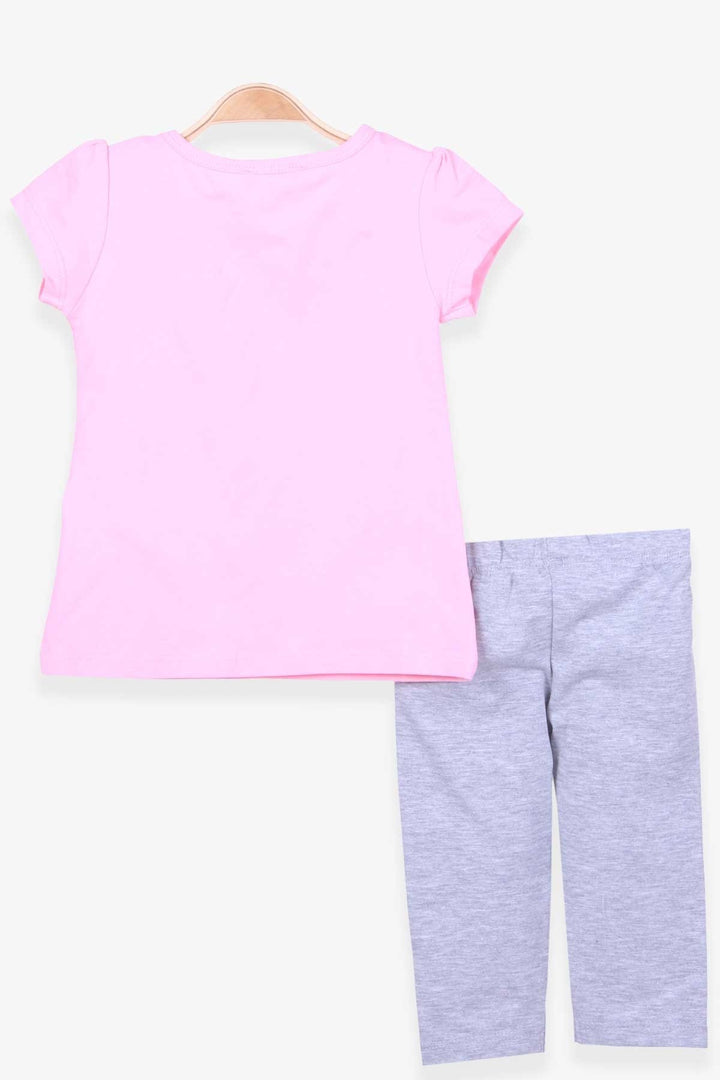 BRE Breeze Girl's Legging Set with Rabbit Print, 2-6 Years, Powder - Puteaux