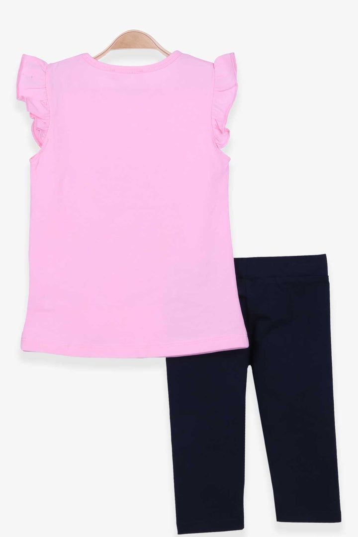 BRE Breeze Girl Child Capri Leggings Set with Unicorn Print 2-6 Years, Powder - Spoleto