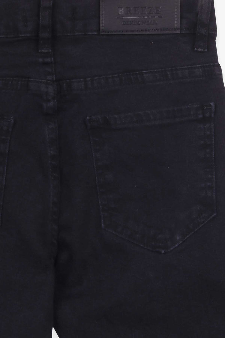 BRE Breeze Girl's Jeans with Ripped Detail, 84 Years, Black - North Charleston