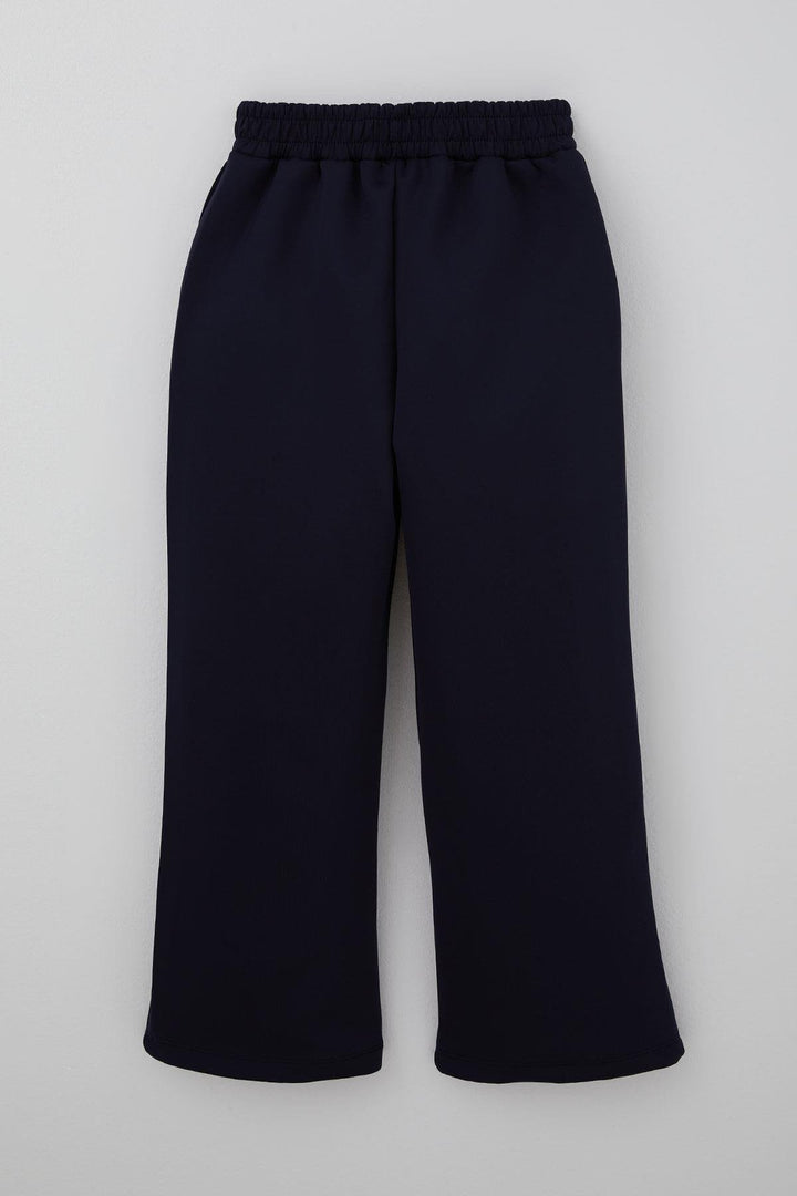 BRE Breeze Girl's Pants with Arm Detail Stitched Pockets 84 Years, Navy Blue - Exeter