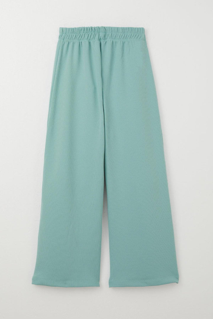 BRE Breeze Girl's Pants with Lace-Up Accessory, 84 Years, Aqua Green - Tizayuca