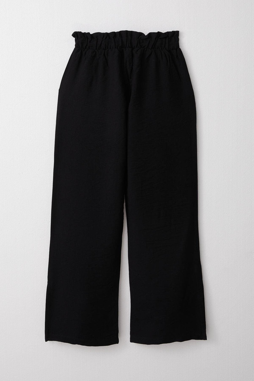 BRE Breeze Girl's Pants with Elastic Waist and Side Slits, 84 Years, Black - Sherbrooke