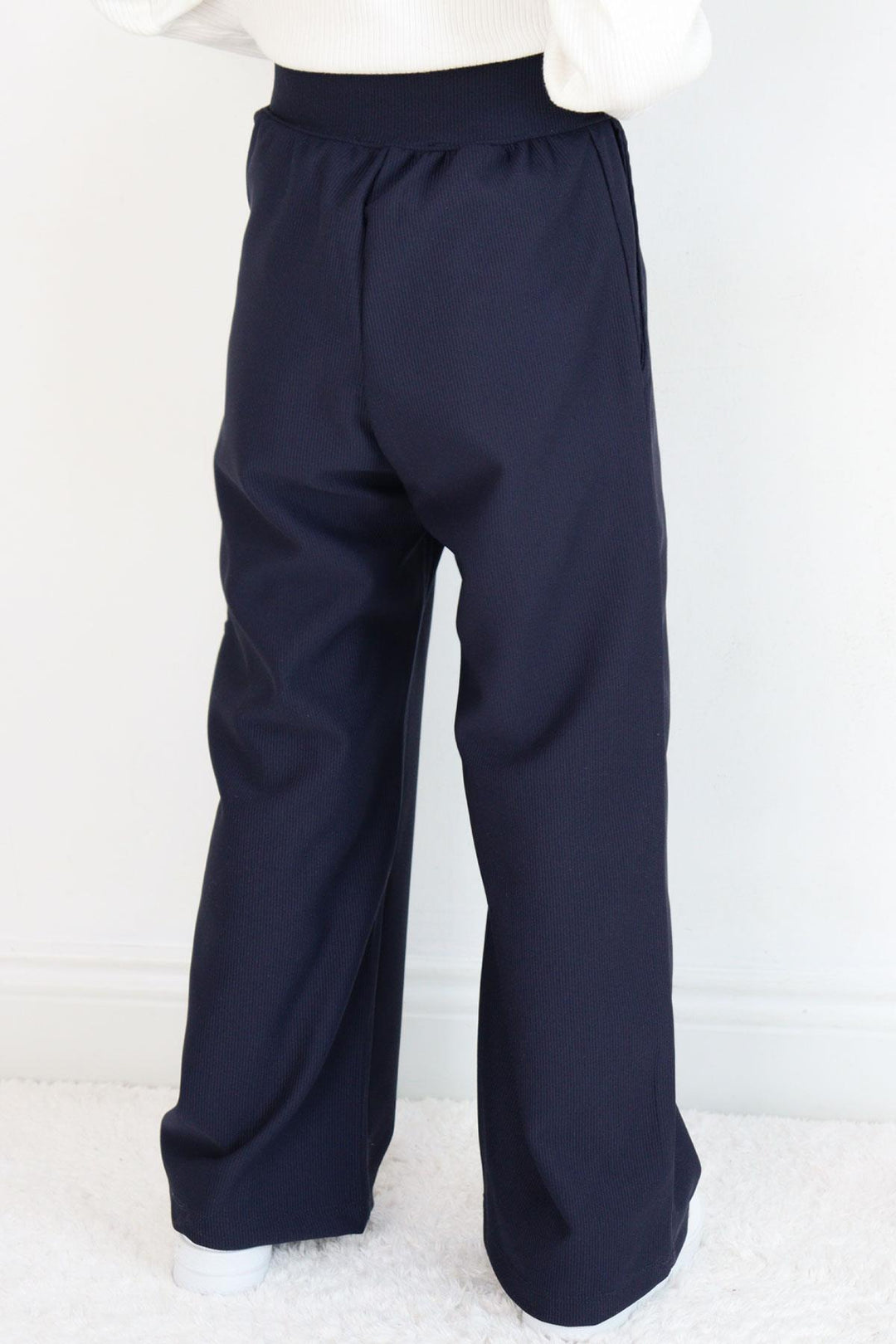 BRE Breeze Girl's Pants with Button and Zipper, 64 Years, Navy Blue - Salt Lake City