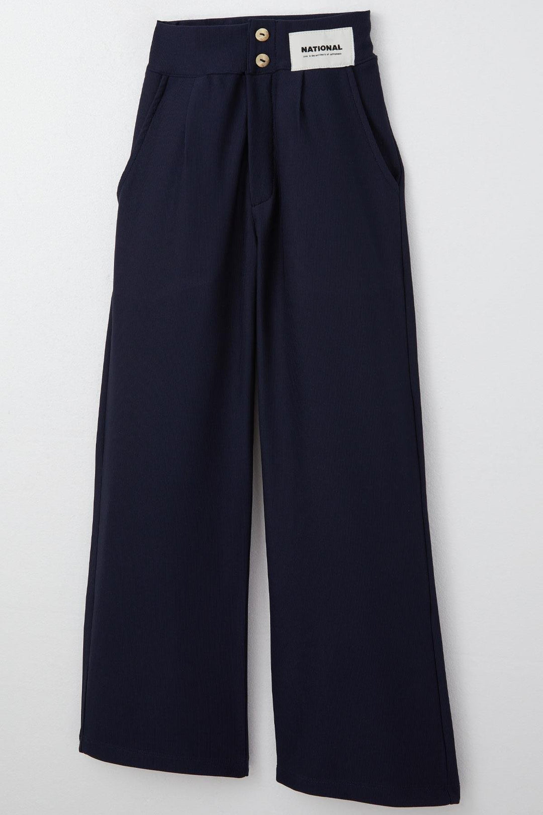 BRE Breeze Girl's Pants with Button and Zipper, 64 Years, Navy Blue - Salt Lake City