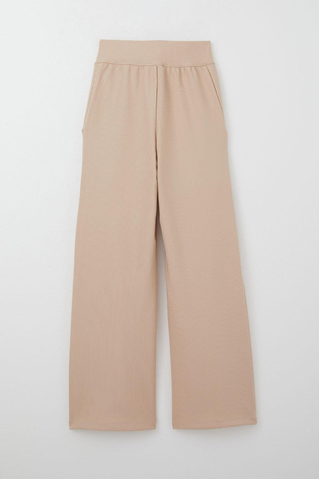 BRE Breeze Girl's Pants with Button and Zipper, 64 Years, Beige - Colmar