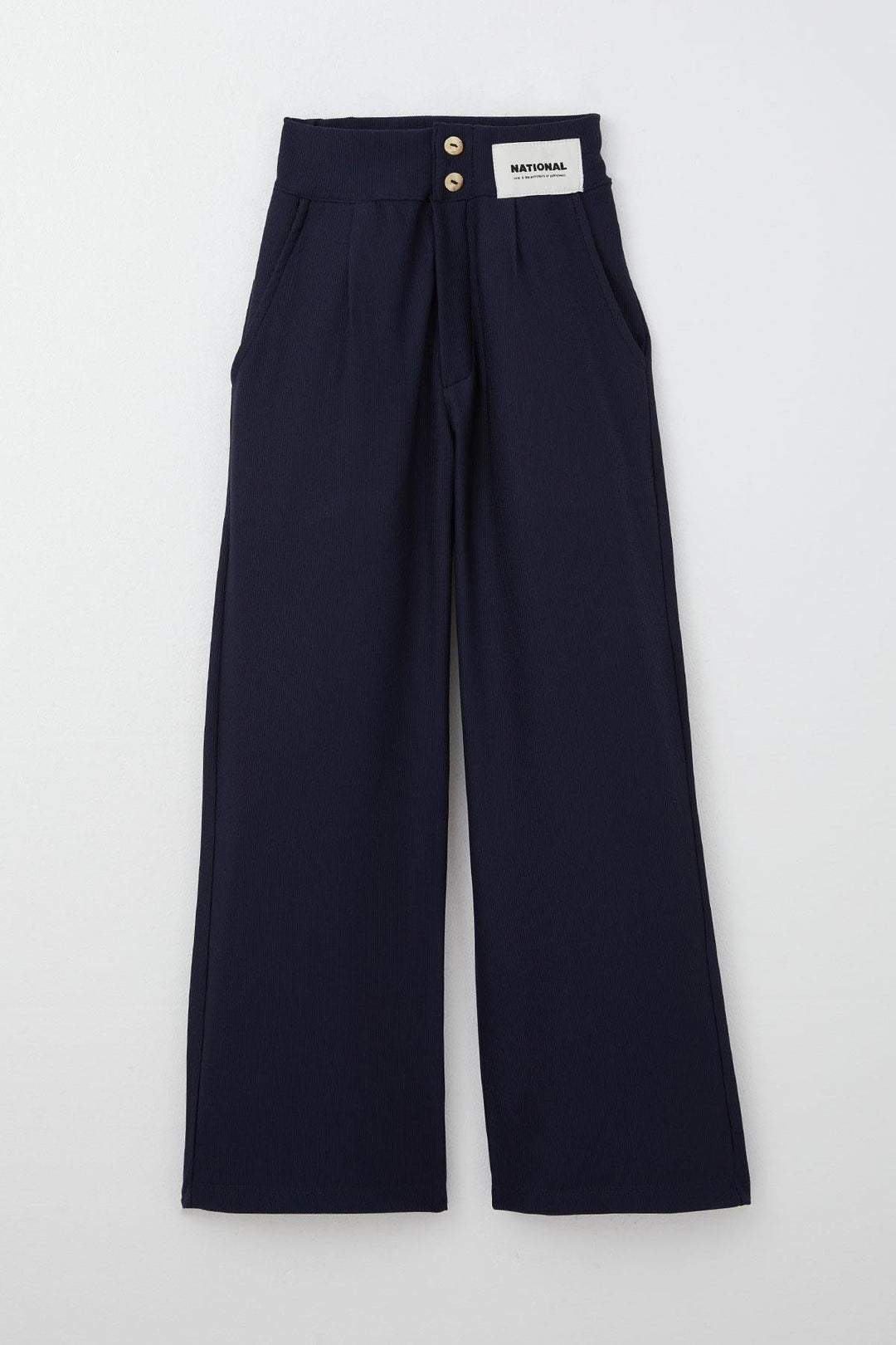BRE Breeze Girl's Pants with Button and Zipper, 64 Years, Navy Blue - Salt Lake City