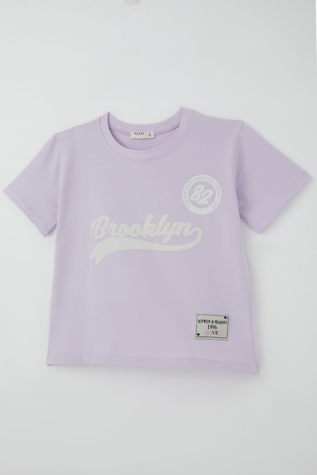 BRE Breeze Kız Çocuk Pantolonlu Takım Brooklyn Yazı Baskılı Bağcıklı 84 Yaş, Açık Lila - Paterno