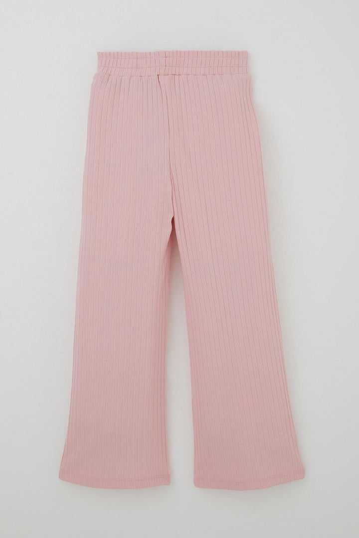 BRE Breeze Kız Çocuk Pantolonlu Takım Yazı Nakışlı Fiyonk Detaylı 4-8 Yaş, Pembe - Harrogate