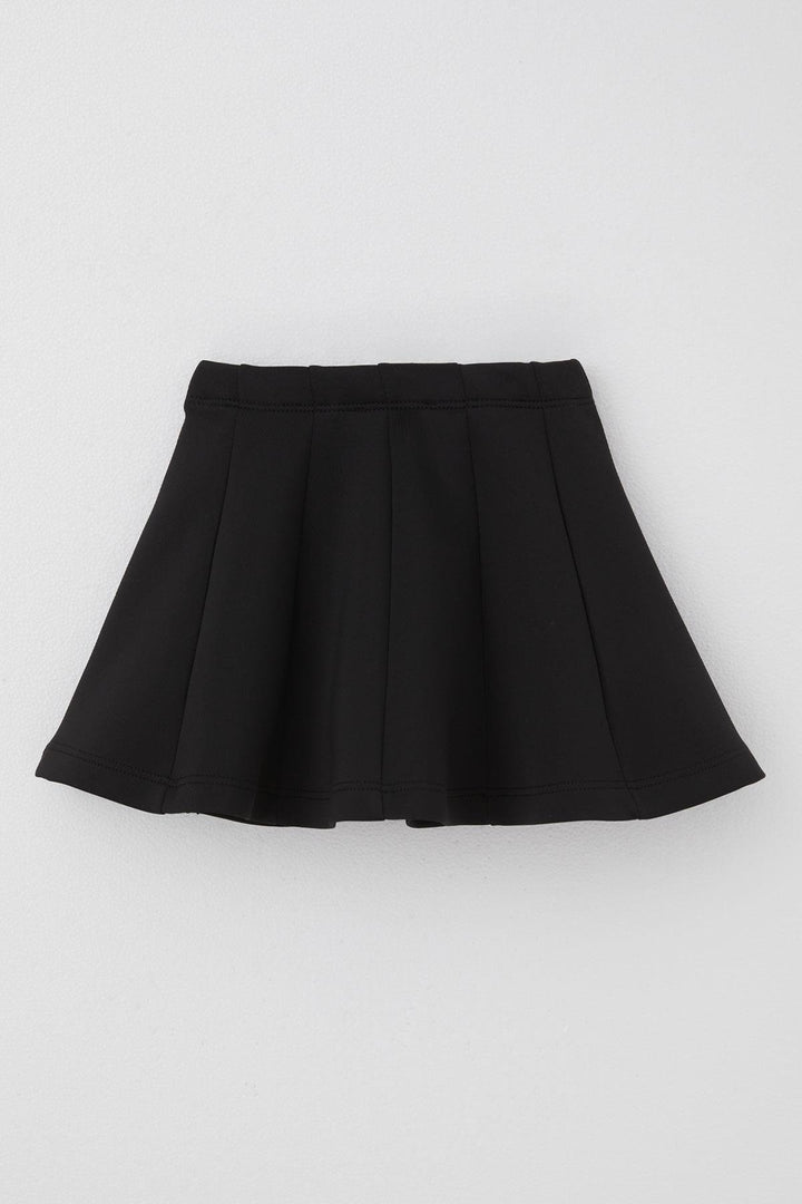 BRE Breeze Girl's Patchwork Flared Skirt 84 Years, Black - Cheltenham