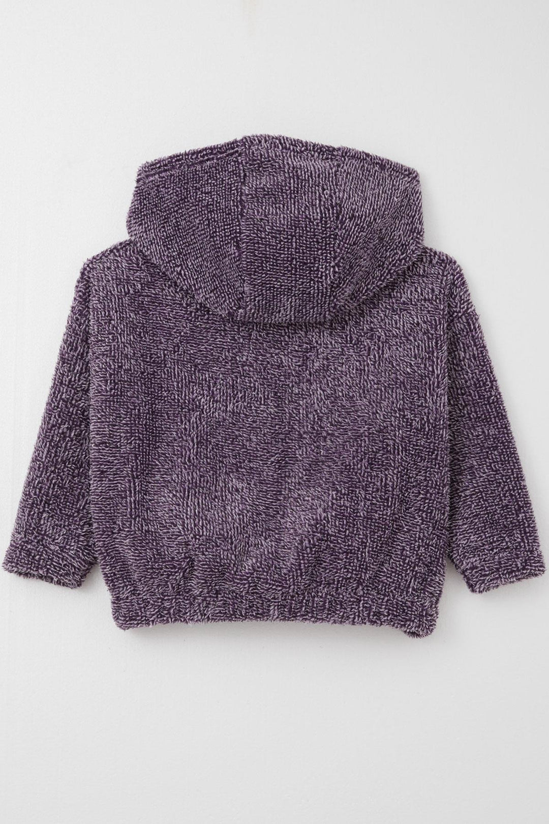 BRE Breeze Girl Child Plush Hooded Zippered Hoodie 3-7 Years, Purple - Matehuala