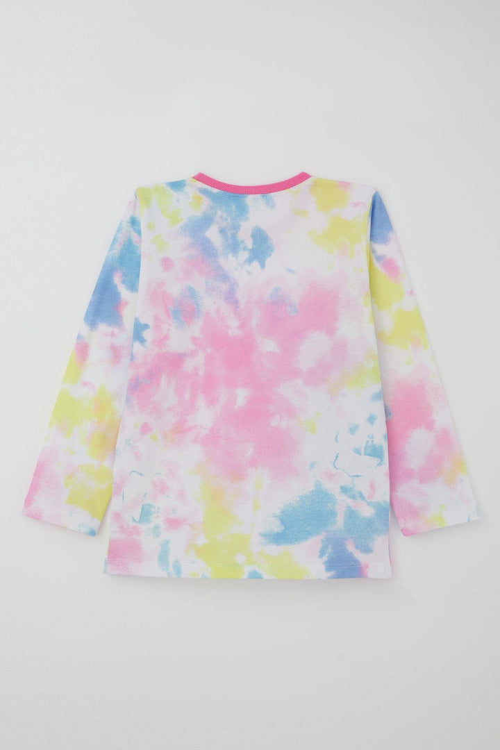 BRE Breeze Girl's Pyjama Set with Bat Pattern, 4-8 Years, Mixed Color - Porta Westfalica