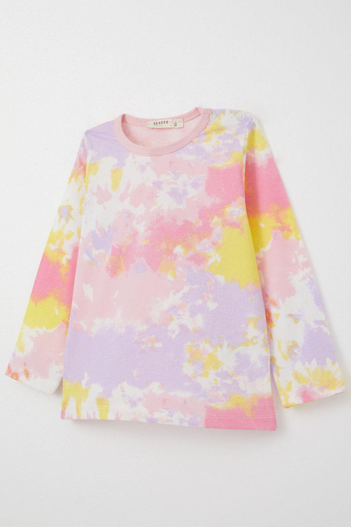 BRE Breeze Girl's Pyjama Set Tie-Dye Patterned 1-3 Years, Mixed Color - Dunfermline