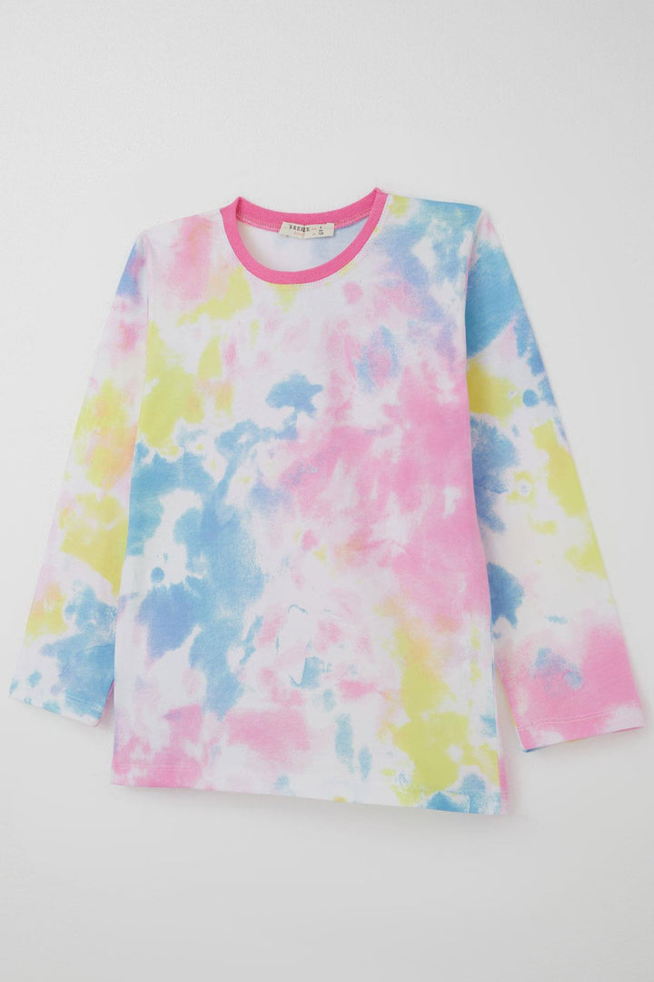 BRE Breeze Girl's Pyjama Set with Bat Pattern, 4-8 Years, Mixed Color - Porta Westfalica