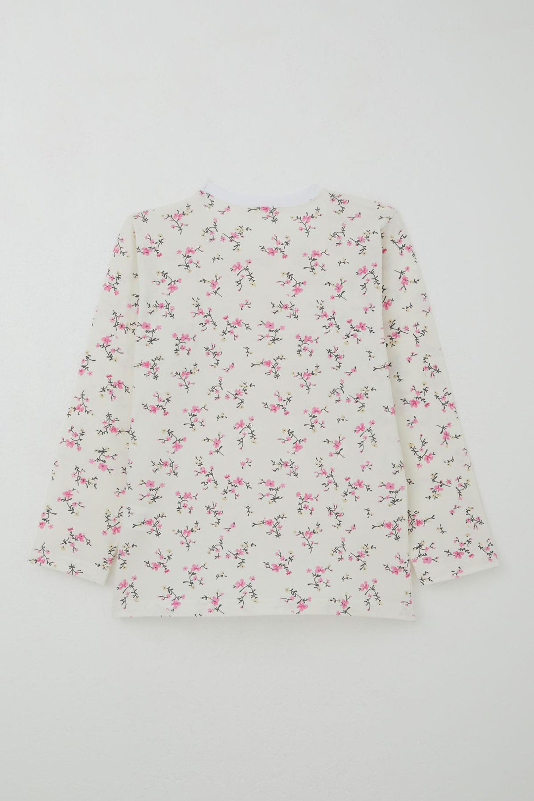 BRE Girl's Pyjama Set Flower Spring 4-8 Years, Ecru - Ferizaj