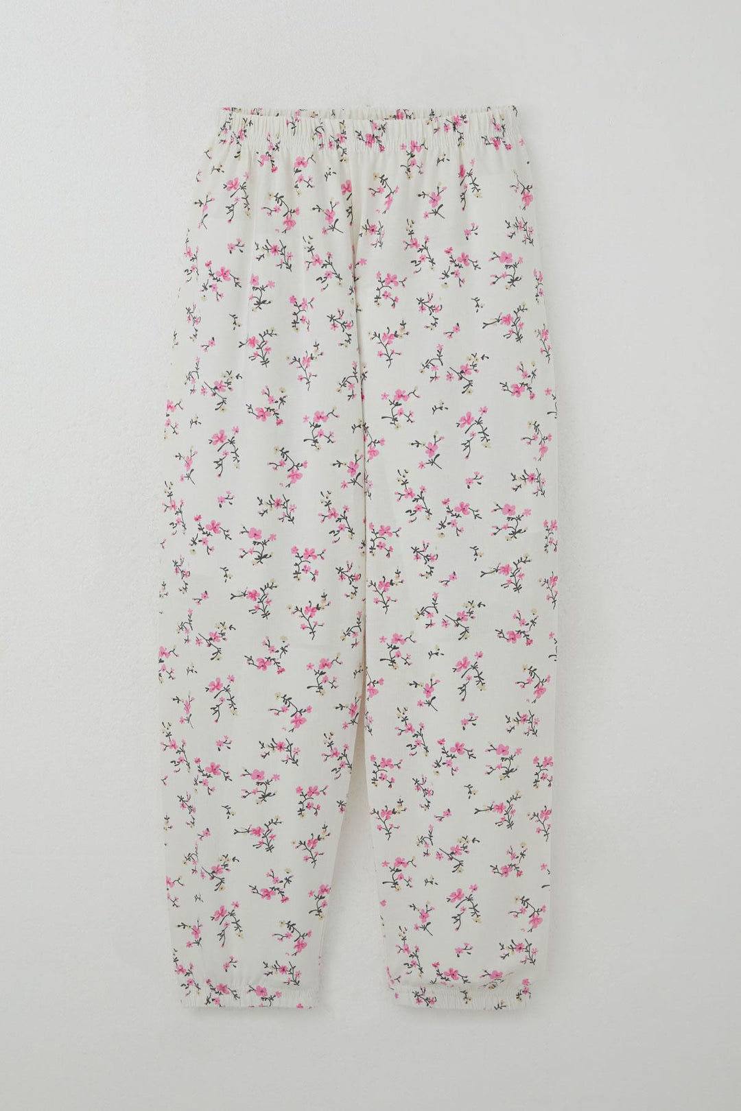 BRE Girl's Pyjama Set Flower Spring 4-8 Years, Ecru - Ferizaj
