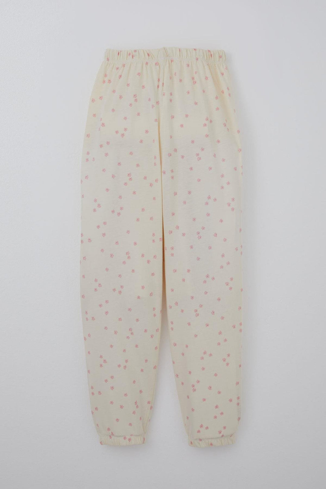 BRE Breeze Girl's Pajama Set Flower Patterned 4-8 Years, Cream - Visalia