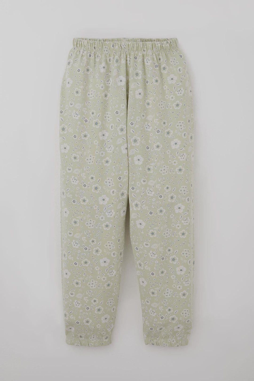 BRE Breeze Kız Çocuk Pijama Takımı Çiçek Desenli 4-8 Yaş, Su Yeşili - Oosterhout