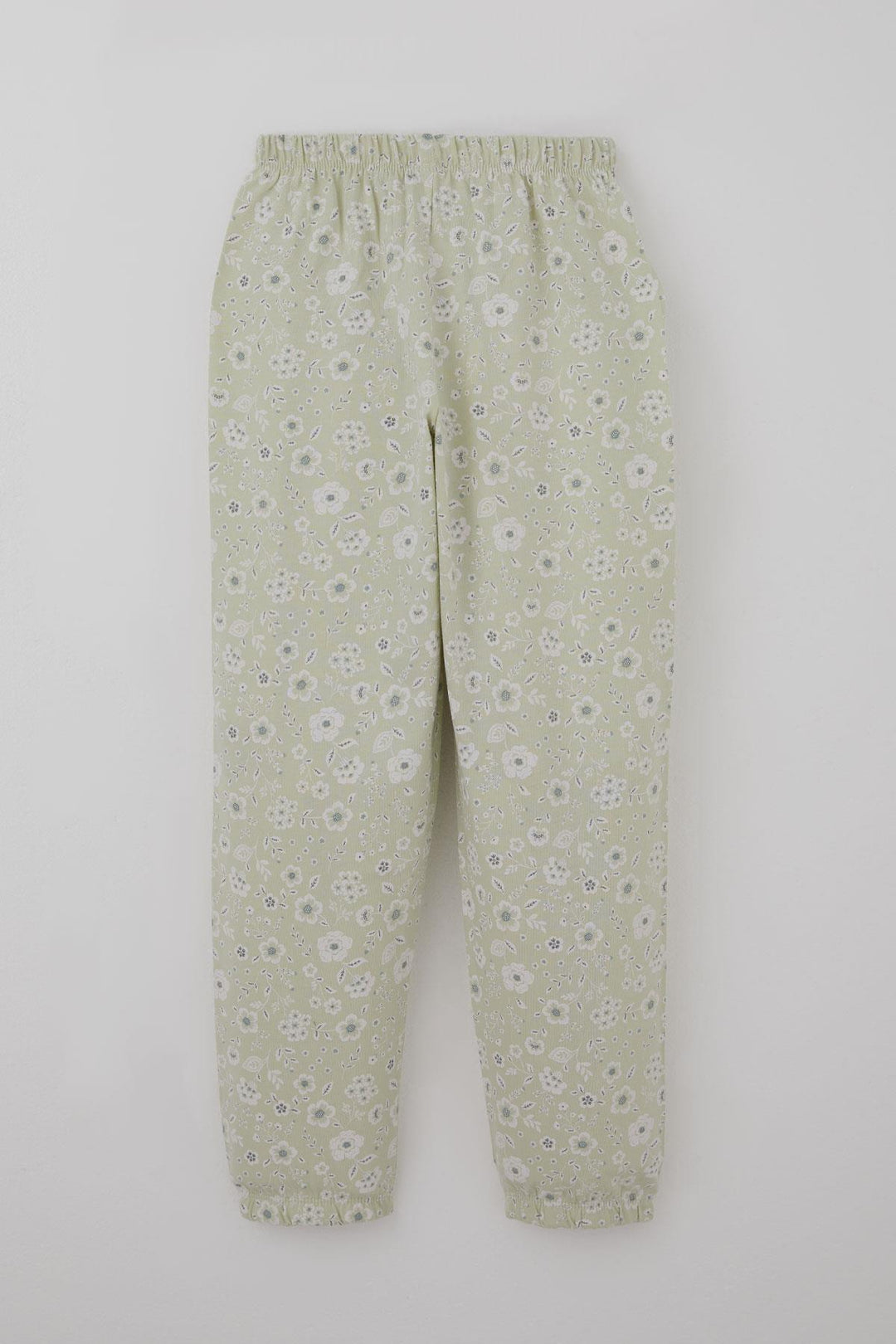 BRE Breeze Kız Çocuk Pijama Takımı Çiçek Desenli 4-8 Yaş, Su Yeşili - Oosterhout