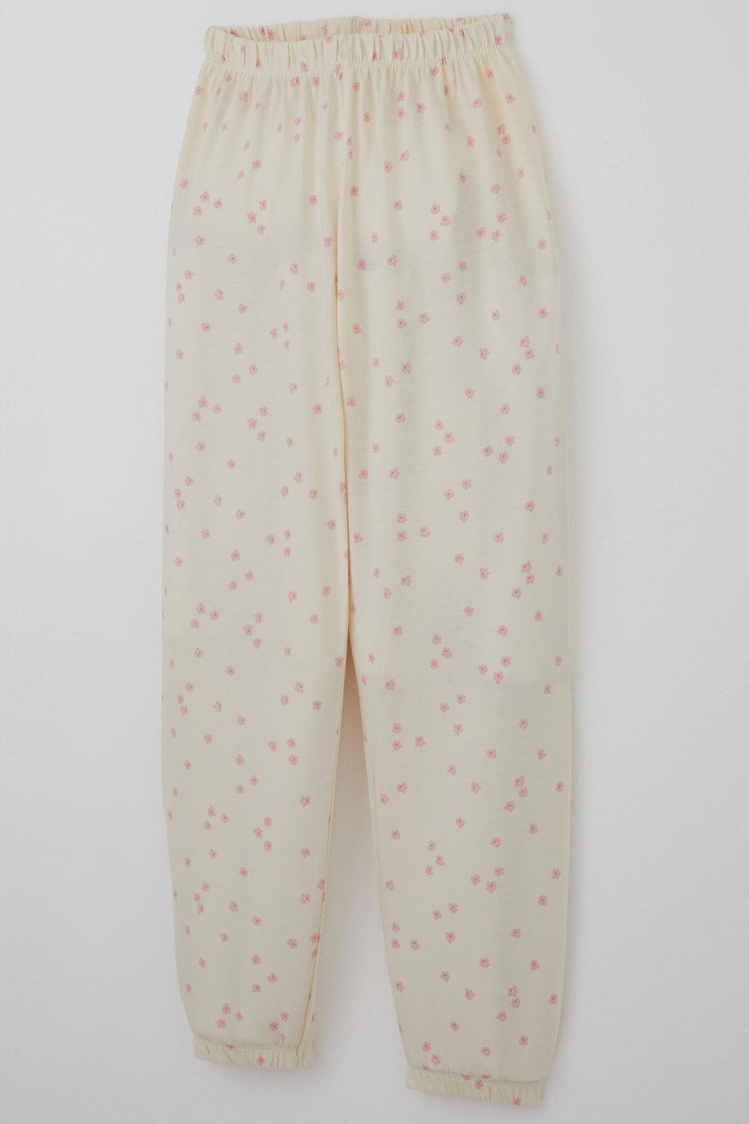 BRE Breeze Girl's Pajama Set Flower Patterned 4-8 Years, Cream - Visalia