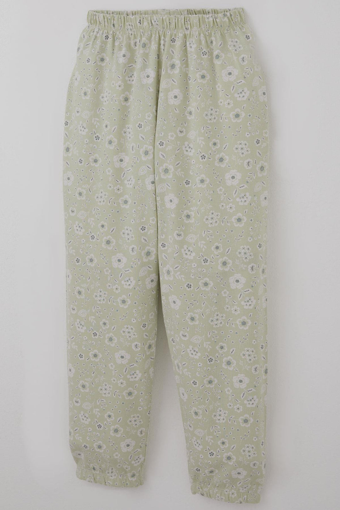 BRE Breeze Kız Çocuk Pijama Takımı Çiçek Desenli 4-8 Yaş, Su Yeşili - Oosterhout
