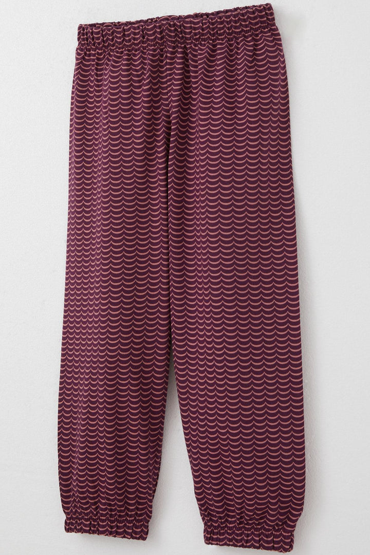 BRE Breeze Girl's Pyjama Set Patterned 1-3 Years, Plum Color - Hempstead