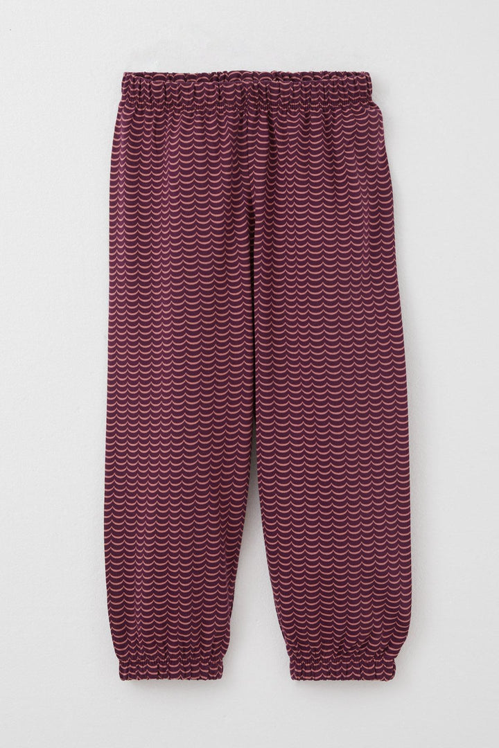 BRE Breeze Girl's Pyjama Set Patterned 1-3 Years, Plum Color - Hempstead