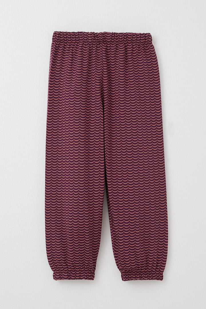 BRE Breeze Girl's Pyjama Set Patterned 1-3 Years, Plum Color - Hempstead