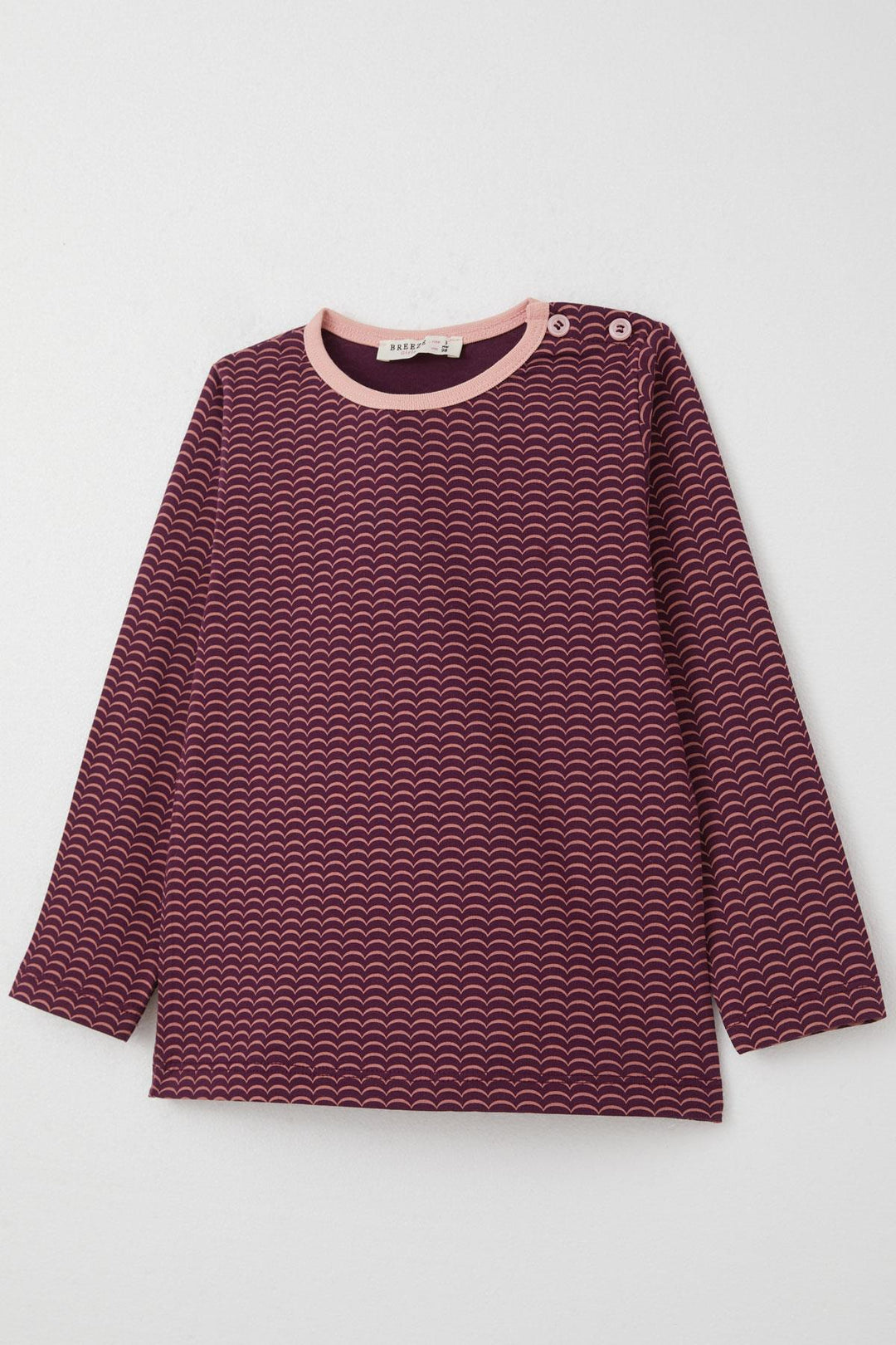 BRE Breeze Girl's Pyjama Set Patterned 1-3 Years, Plum Color - Luhansk
