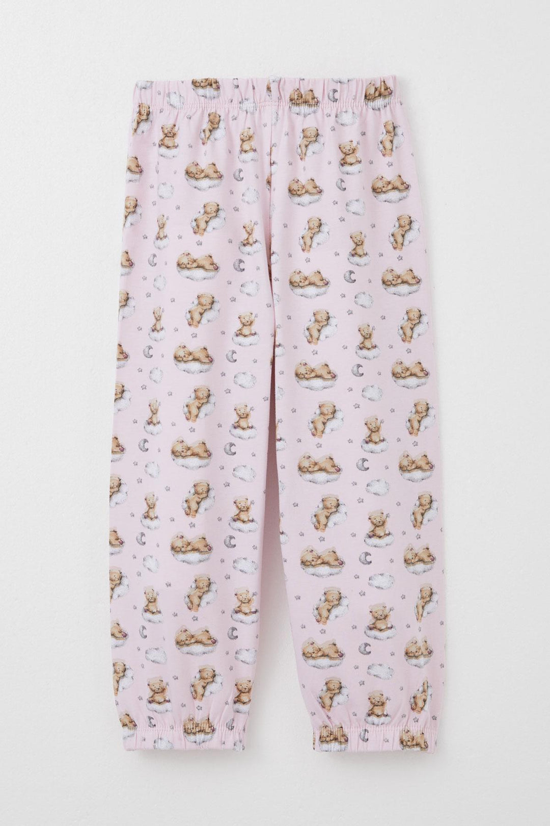 BRE Breeze Girl's Pajama Set Sky Themed Cute Bear Patterned 1-3 Years, Pink - Spokane Valley