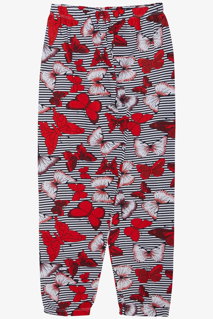 BRE Breeze Girl's Pyjama Set Butterfly Pattern Printed 50 Years, White - Shreveport