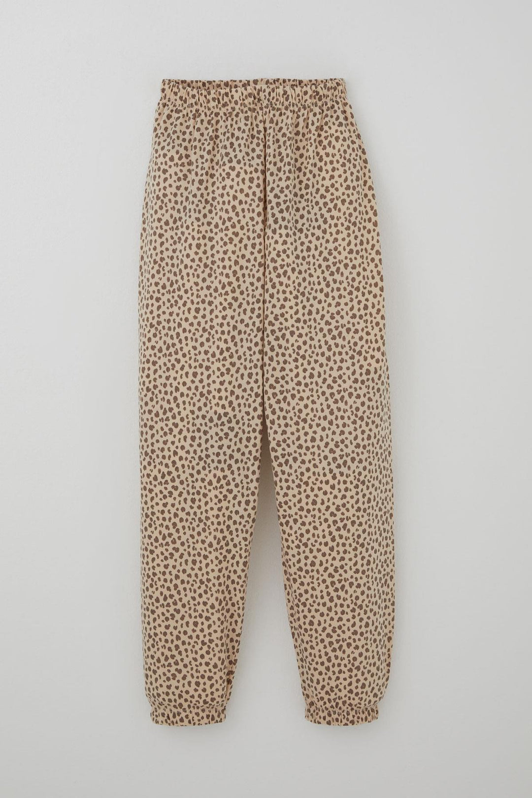 BRE Breeze Girl's Pyjama Set with Leopard Pattern, 4-8 Years, Beige - Hoogvliet