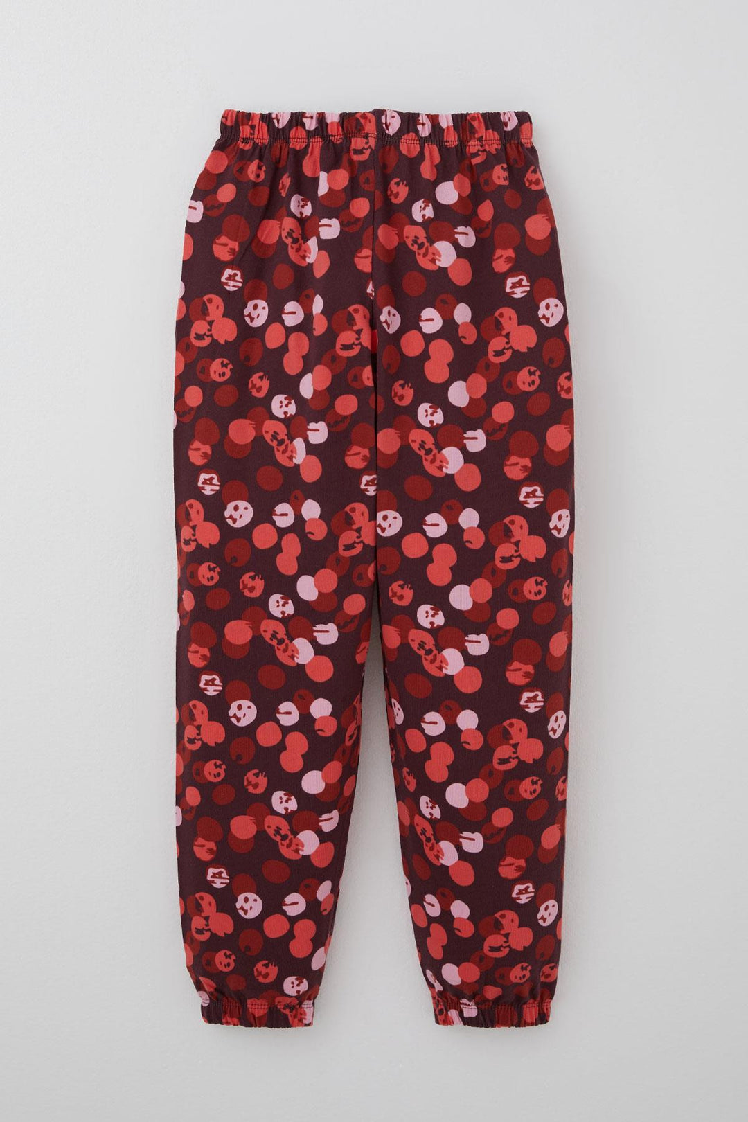 BRE Breeze Kız Çocuk Pijama Takımı Neşeli Benekler Desenli 4-8 Yaş, Mürdüm - Elche
