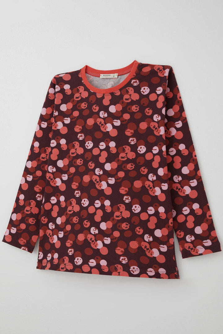 BRE Breeze Kız Çocuk Pijama Takımı Neşeli Benekler Desenli 92 Yaş, Mürdüm - Hanover Park