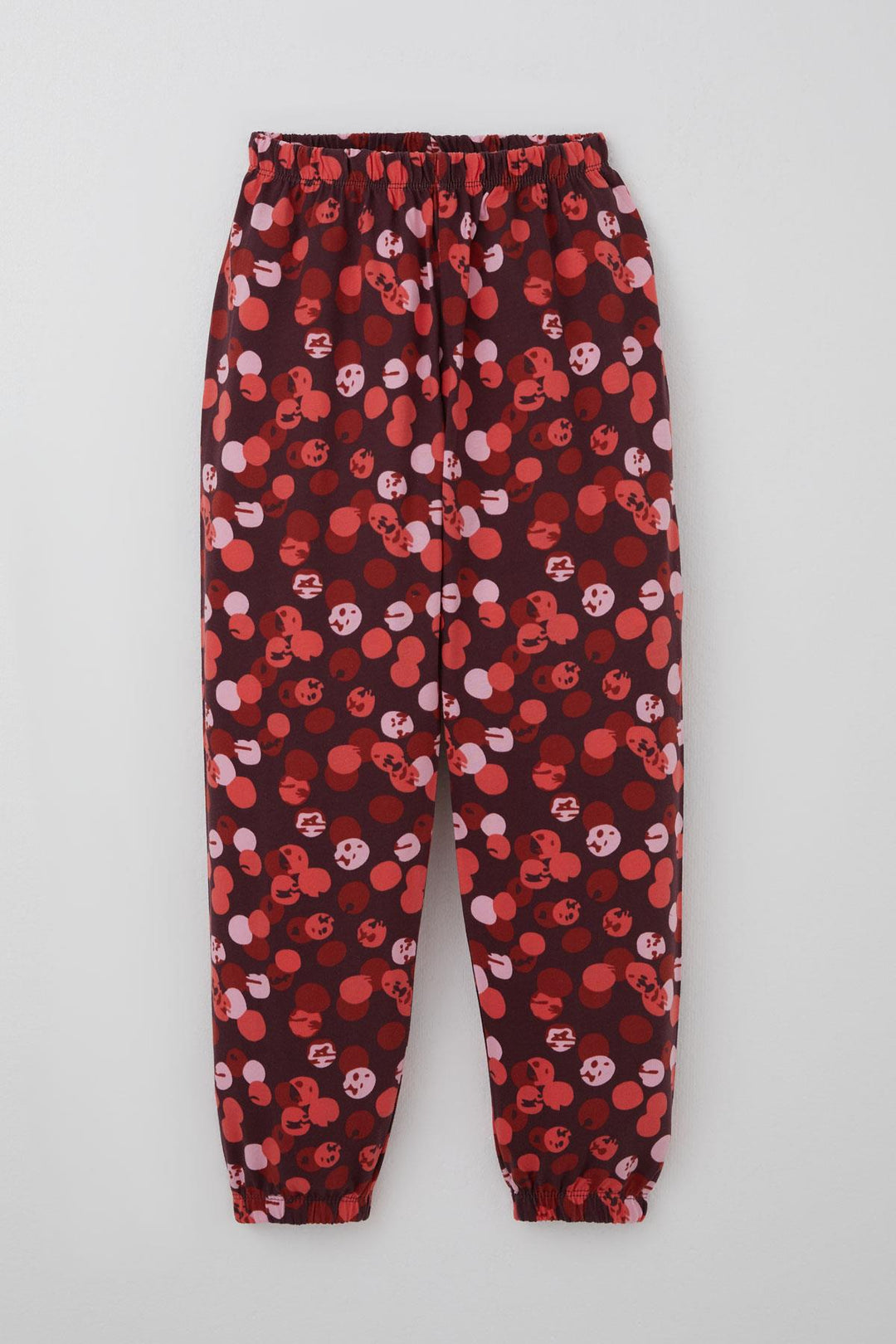 BRE Breeze Kız Çocuk Pijama Takımı Neşeli Benekler Desenli 4-8 Yaş, Mürdüm - Elche