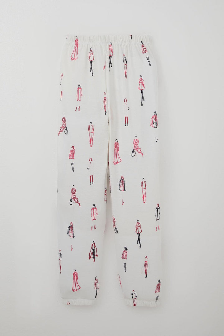 BRE Breeze Kız Çocuk Pijama Takımı Podyum Rüyası Moda Kızları 92 Yaş, Ekru - Guarda