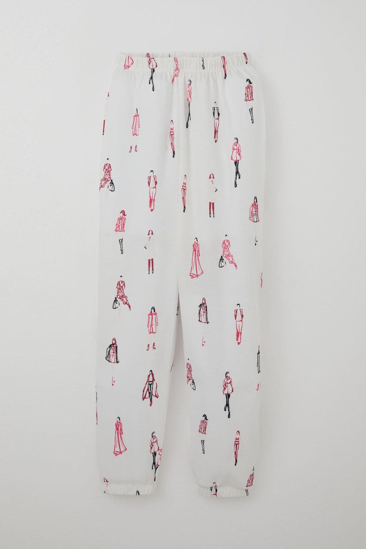 BRE Breeze Kız Çocuk Pijama Takımı Podyum Rüyası Moda Kızları 92 Yaş, Ekru - Guarda