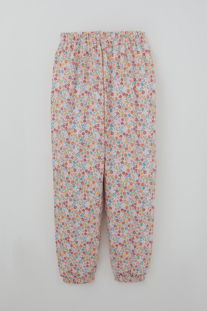 BRE Breeze Kız Çocuk Pijama Takımı Renkli Çiçek Desenli 4-8 Yaş, Karışık Renk - Valdemoro