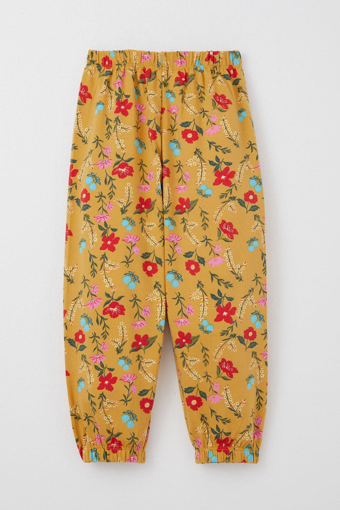 BRE Breeze Girl's Pajama Set Colorful Flower Patterned 1-3 Years, Mustard Yellow - Clacton-on-Sea