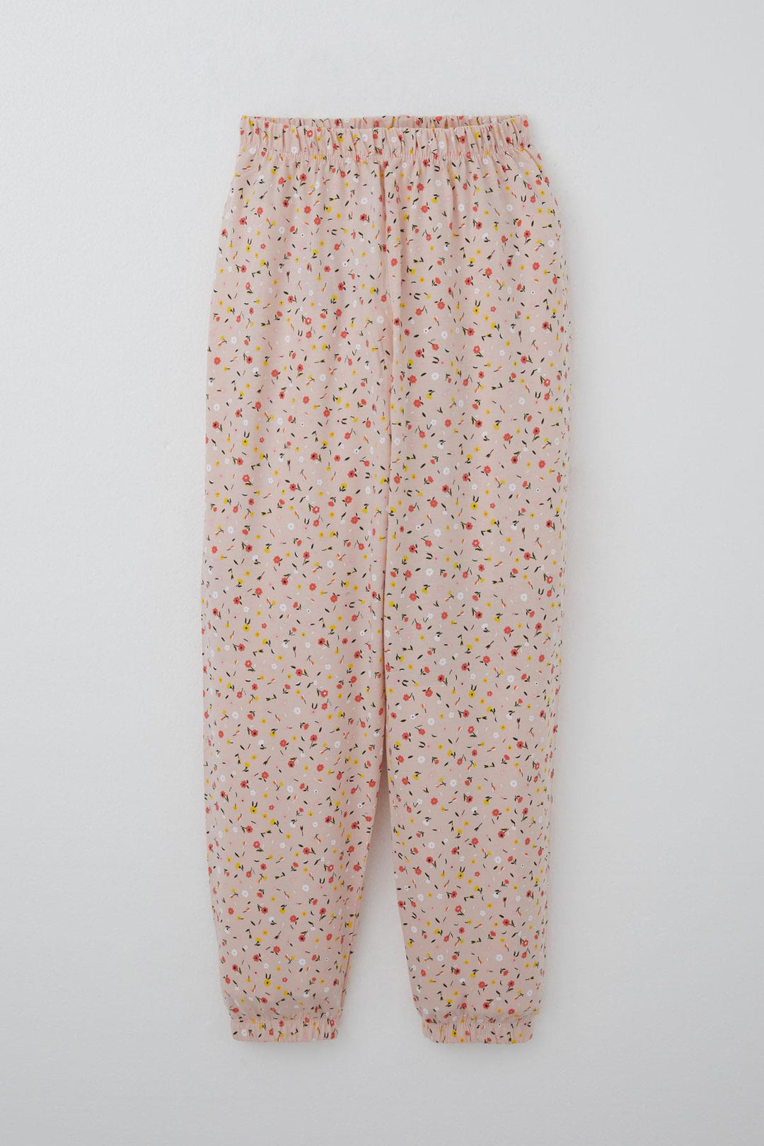 BRE Breeze Girl's Pajama Set Colorful Small Flower Patterned 4-8 Years, Powder - Tapachula
