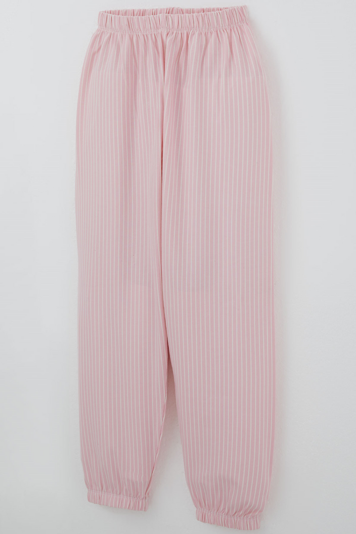 BRE Breeze Kız Çocuk Pijama Takımı Rüya Çizgili 4-8 Yaş, Pembe - Azzano