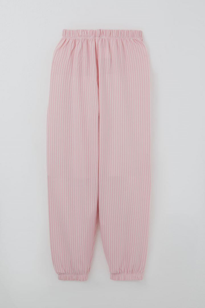BRE Breeze Kız Çocuk Pijama Takımı Rüya Çizgili 4-8 Yaş, Pembe - Azzano
