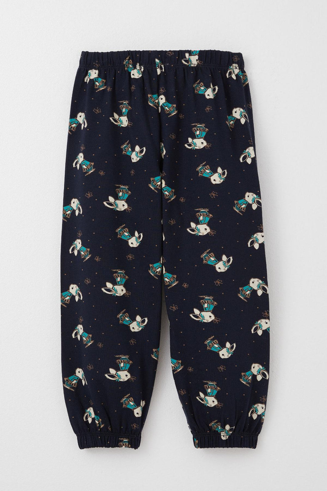 BRE Breeze Girl's Pajama Set Cute Bunny & Butterfly Patterned 1-3 Years, Dark Blue - Offenburg