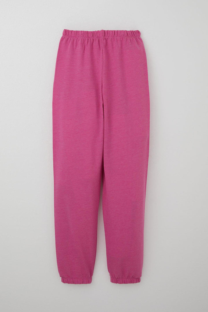 BRE Breeze Girl's Pyjama Set with Diagonal Stripe Pattern, 92 Years, Pink - Fair Oaks