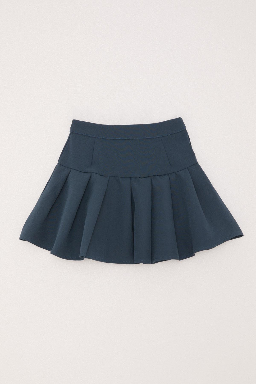 BRE Breeze Girl Child Pleated Skirt with Snap Fastener, 72 Years, Indigo - University Place