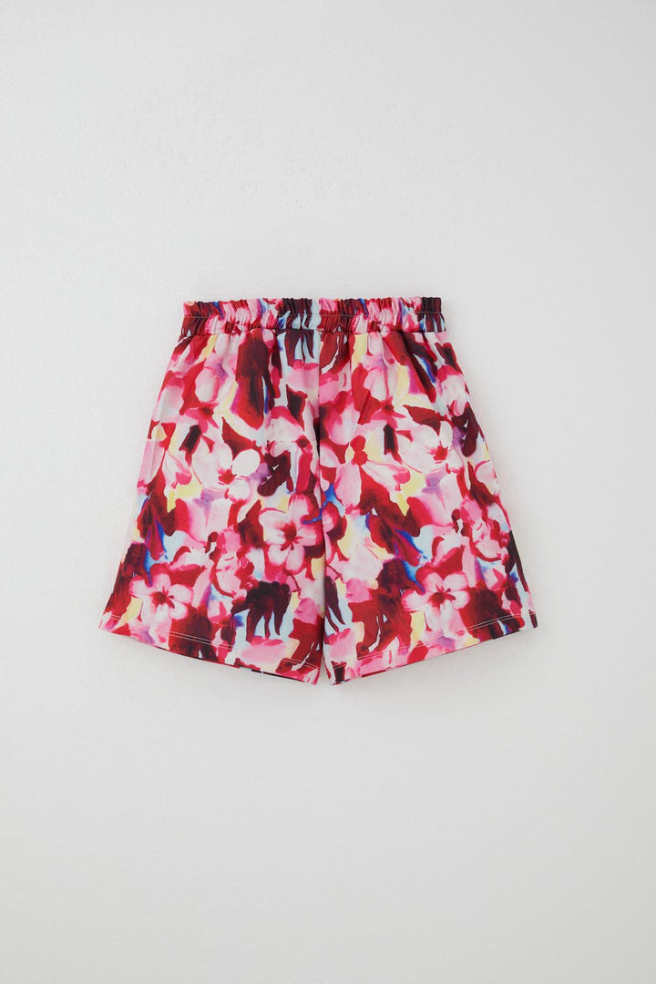 BRE Breeze Girl Child Shorts Skirt with Flower Pattern Button Accessory 62 Years, Mixed Color - Lansing